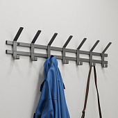 Вешалка настенная Торонто-7 (Графит)