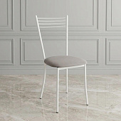 Стул Кассия К (Белый/Велюр Бежевый)
