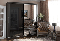 Шкаф-купе Танго-2 2.0 Р (Венге)