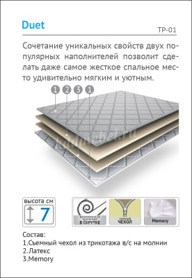Наматрасник Topper Duet 1600*2000