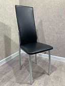 Стул Лорд экокожа (Черный/Опора хром)