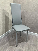 Стул Лорд экокожа (Серый/Опора хром)