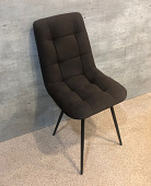 Стул Фред велюр (Коричневый Velutto 24/Опора черная)