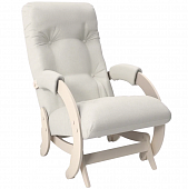 Кресло-маятник Неаполь Модель 12 (Дуб шампань-эмаль/Ткань бежевая Malta 01)