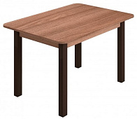 Стол обеденный Линаура ЛДСП (Ясень шимо темный/Опора черная)