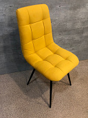 Фред Стул Velutto 56 велюр (Горчичный/Опора черная)
