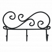 Вешалка Кружева-3 (Черный)