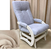 Кресло-маятник Leset Блисс (Слоновая кость/Ткань велюр Бежевый Antonio ivory)