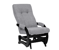 Кресло-маятник Leset Блисс (Венге/Ткань велюр Серый Soro 83)