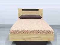 Кровать Бостон 0.9 с ортопедическим основанием (Дуб вотан)
