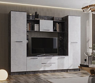 Гостиная Дублин (Цемент светлый/Цемент темный)
