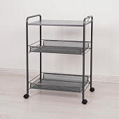 Этажерка Ладья-33КС на колесиках (Графит)