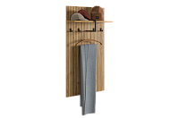 Вешалка Бодрум-2 (Дуб крафт золотой)