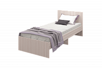 Кровать Мона 0.9 (Ясень светлый) 