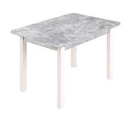 Стол обеденный Линаура ЛДСП (Цемент светлый/Опора белая)