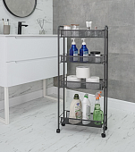 Этажерка Ладья-14К на колесиках (Графит)