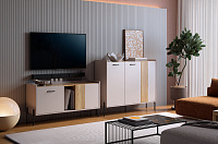 Гостиная Доминика К-2 (Кашемир/Дуб крафт золотой)