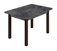 Стол обеденный Линаура ЛДСП (Цемент темный/Опора черная)