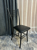 Стул Квинтет экокожа (Черный/Опора черная)