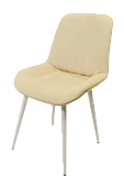 Стул Глазго (Белый/ткань Крем)								