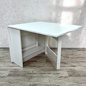 Стол-книжка Тэкс (Белый древесные поры)