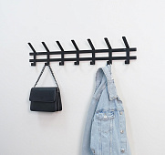 Вешалка настенная Торонто-7 (Черный)