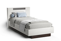 Кровать Бостон 0.9 с ортопедическим основанием (Анкор светлый)