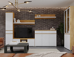 Гретта (Дуб крафт золотой/Белый)