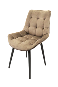 Стул Женева ткань (Черный/Бежевый)