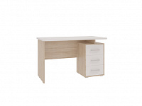 Стол компьютерный Лайт-2 1200 (Дуб сонома/Белый)