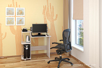 Стол компьютерный КС-3 (Анкор белый)