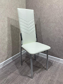 Стул Лорд чайка экокожа (Белый/Опора хром)