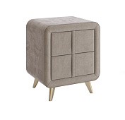 Тумба прикроватная Софи-2 (Латте велюр)