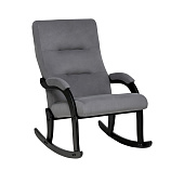 Кресло-качалка Leset Дэми (Венге/Ткань велюр Серый V32)