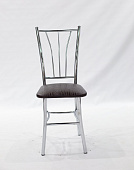 Стул Классика экокожа (Шоколадный крокодил/Опора хром)