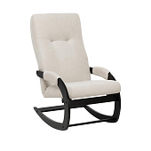 Кресло-качалка Leset Блисс (Венге/Ткань велюр Бежевый Soro 21)