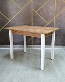 Стол обеденный Линаура ЛДСП (Дуб вотан/Опора белая)