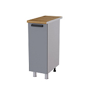 Шкаф нижний 3Р кухня Контемп без столешницы (Дуб сонома/Океан)