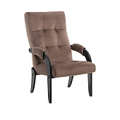 Кресло для отдыха Leset Спринг (Венге/Ткань велюр Коричневый V23)