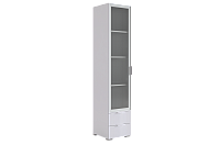 Шкаф Зефир однодверный 107.03 (Белое дерево/Белый)