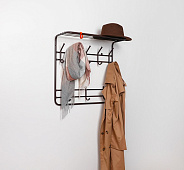 Вешалка ЗМИ 2-х ярусная 60 см (Коричневый)