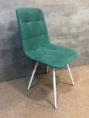 Стул Фред Velutto 43 велюр (Бирюзовый/Опора белая)