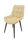 Стул Женева (Черный/ткань Крем)