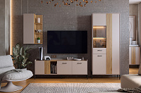 Гостиная Доминика  К-4 (Кашемир/Дуб крафт золотой)