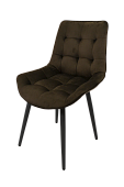 Стул Женева (Черный/ткань Кофе)